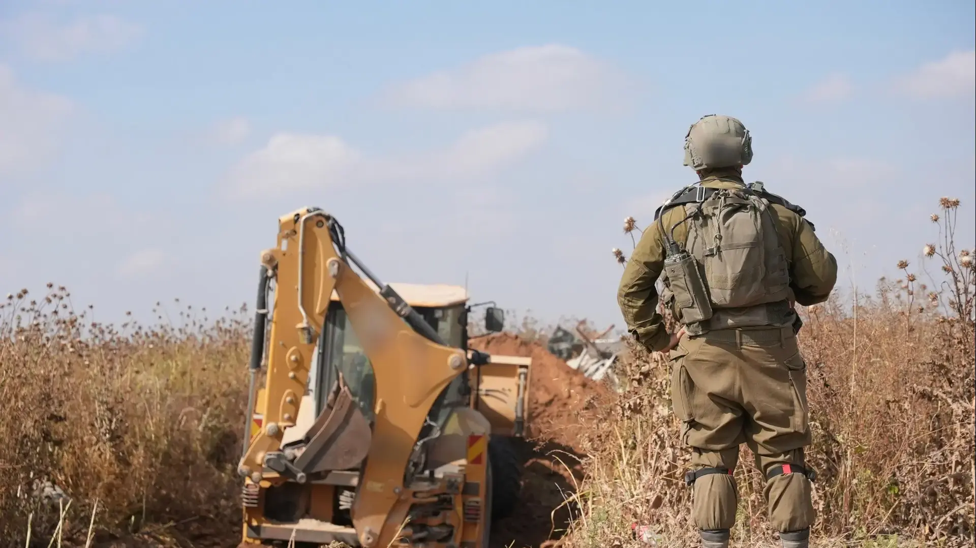 פעילות הנדסית של חיילי צה"ל לטיהור מרחב בית חאנון