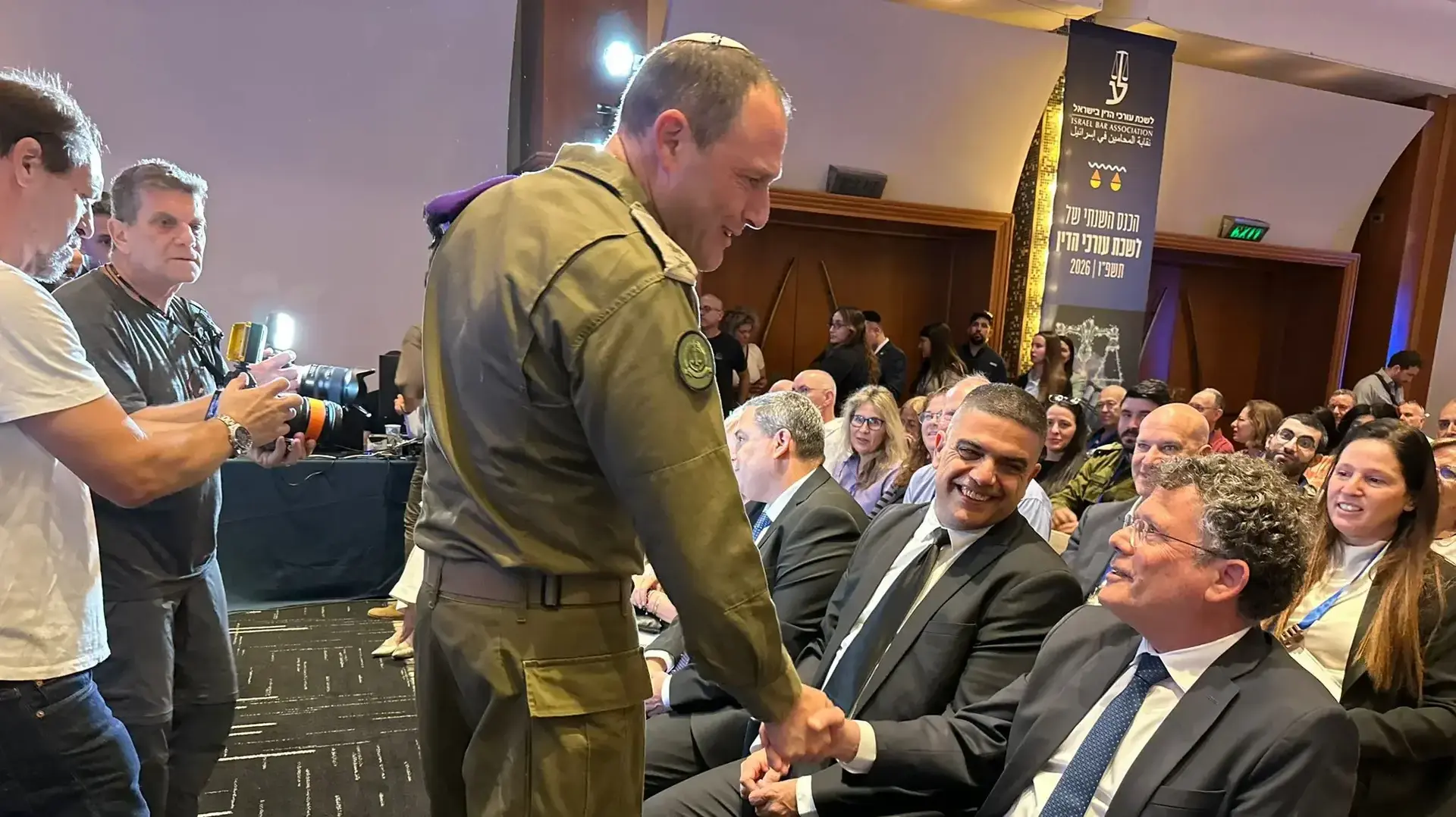 איתי אופיר, יצחק עמית, ועידת עורכי הדין 2026, אילת, 1 ביוני 2026 איתי אופיר, יצחק עמית, ועידת עורכי הדין 2026, אילת, 1 ביוני 2026