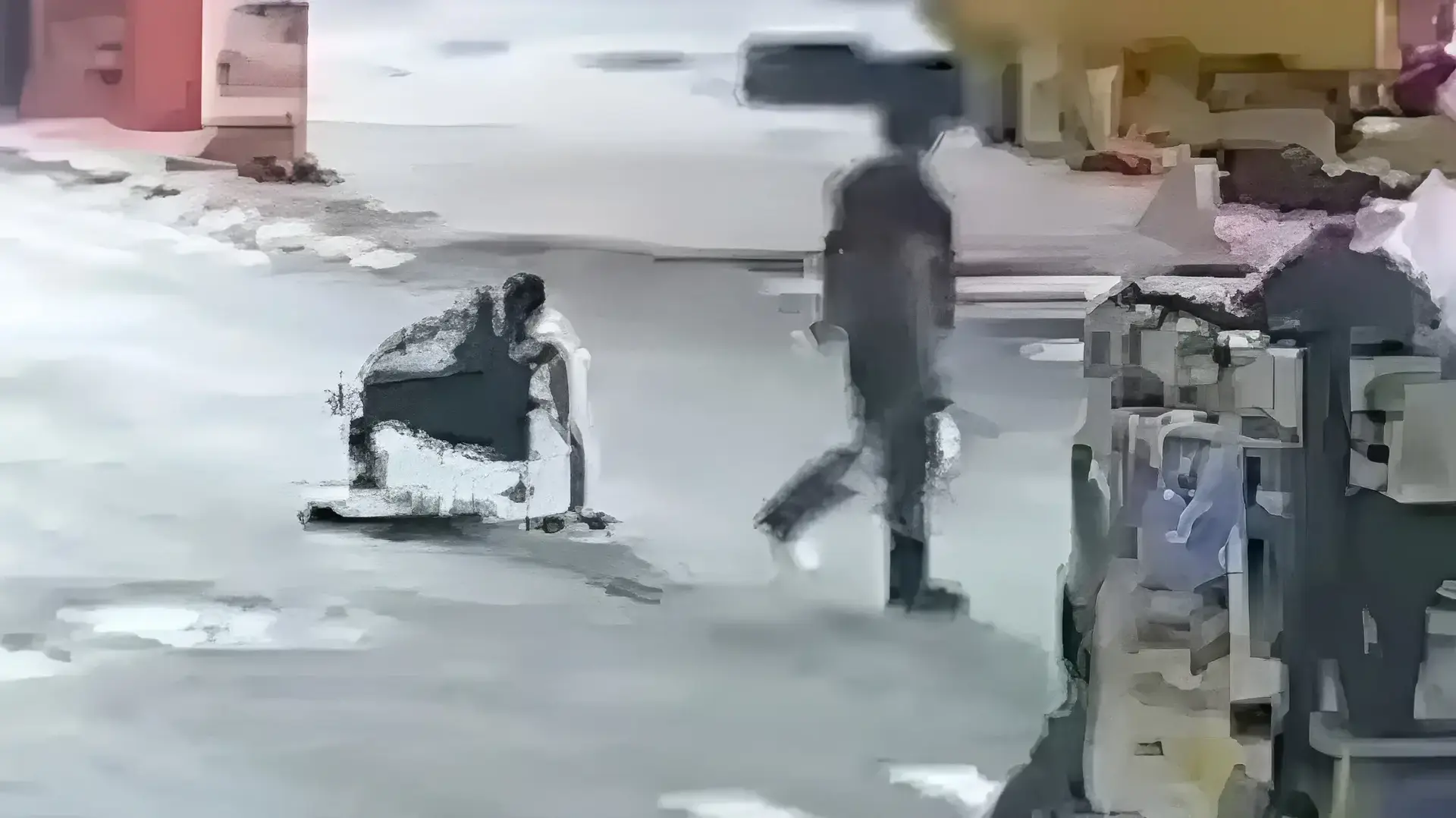 חבורות גברים תועדו יוצאות מהביוב