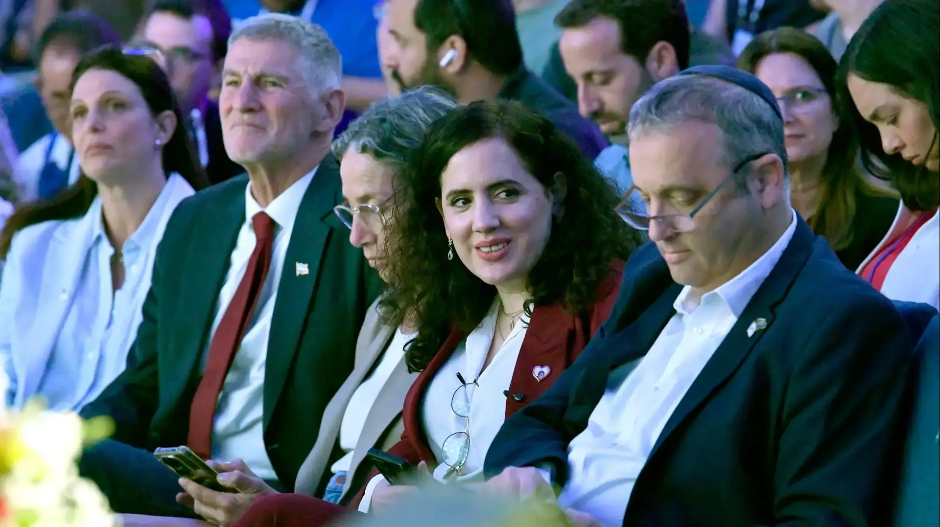 יאיר גולן, אפרת רייטן, גלעד קריב, נעמה לזימי, עידת הדמוקרטים, 31 במאי 2026