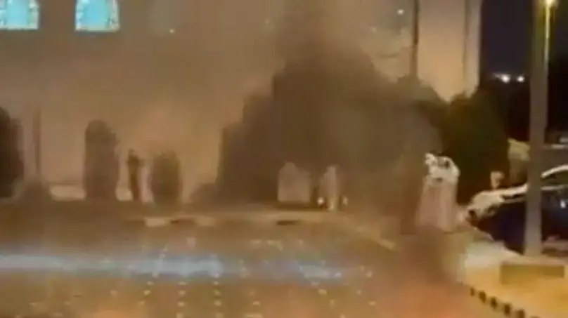 שריפות בכווית בעקבות דיווחים כי מערכת ההגנה האווירית יירטה תקיפות טילים ומזל"טים. 3 ביוני 2026 שריפות בכווית בעקבות דיווחים כי מערכת ההגנה האווירית יירטה תקיפות טילים ומזל"טים. 3 ביוני 2026