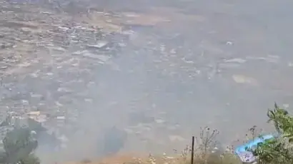 שריפות פרצו בשלושה מוקדים סמוך ליישוב הר ברכה שריפות פרצו בשלושה מוקדים סמוך ליישוב הר ברכה