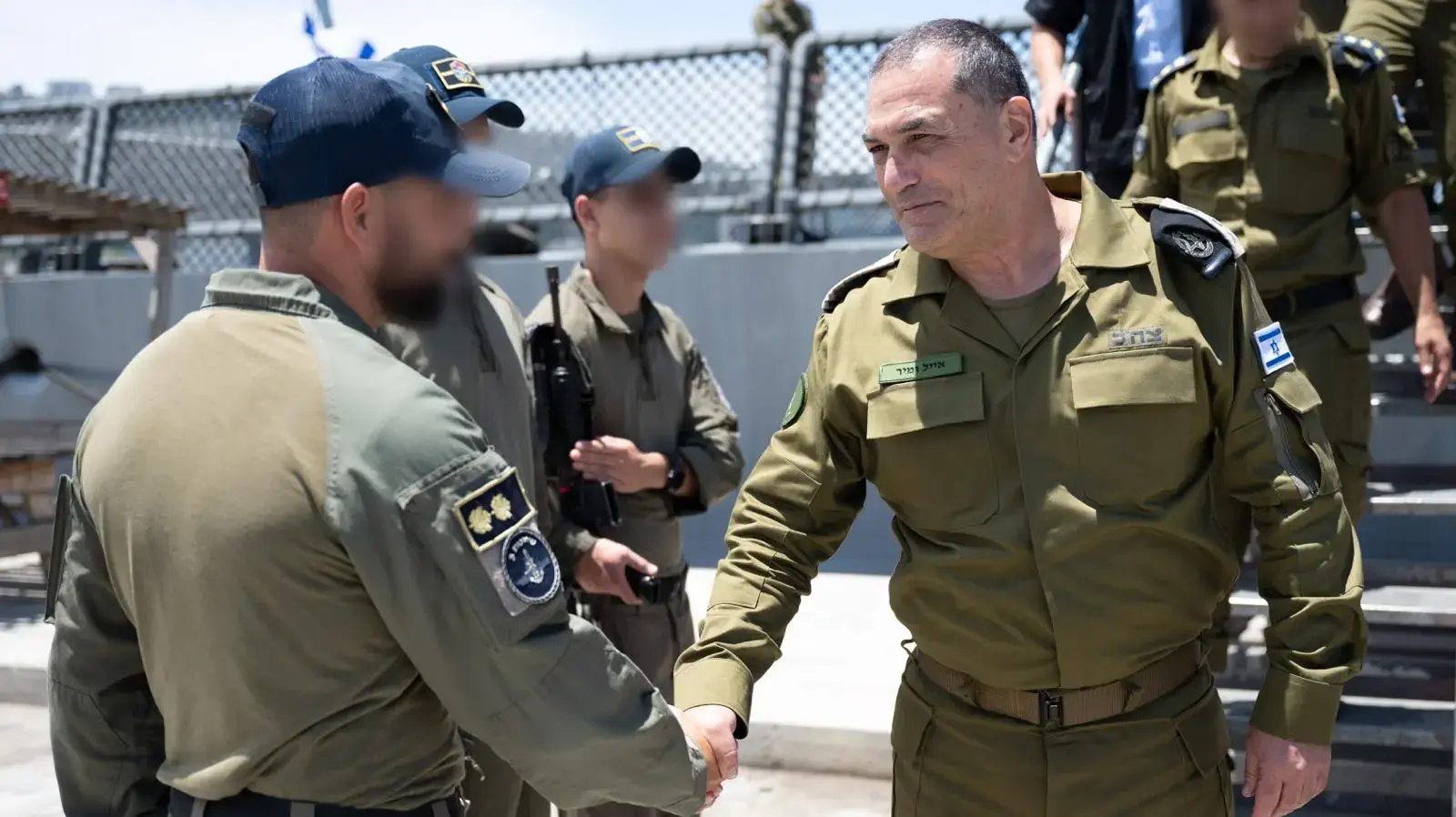 ביקור הרמטכ"ל אייל זמיר בבסיס חיפה של זרוע הים, 3 ביוני 2026