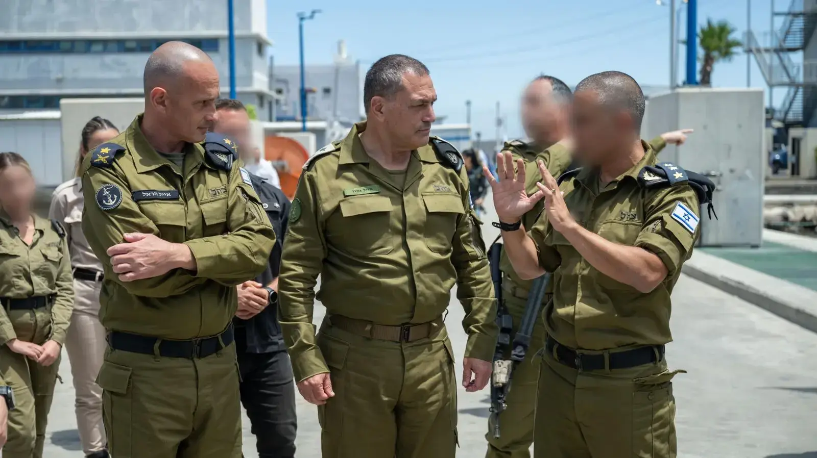 ביקור הרמטכ"ל אייל זמיר בבסיס חיפה של זרוע הים, 3 ביוני 2026 ביקור הרמטכ"ל אייל זמיר בבסיס חיפה של זרוע הים, 3 ביוני 2026