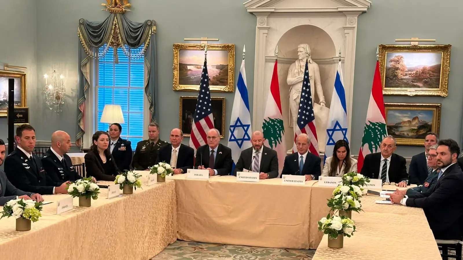 סבב שיחות השלום בין ישראל ללבנון בוושינגטון