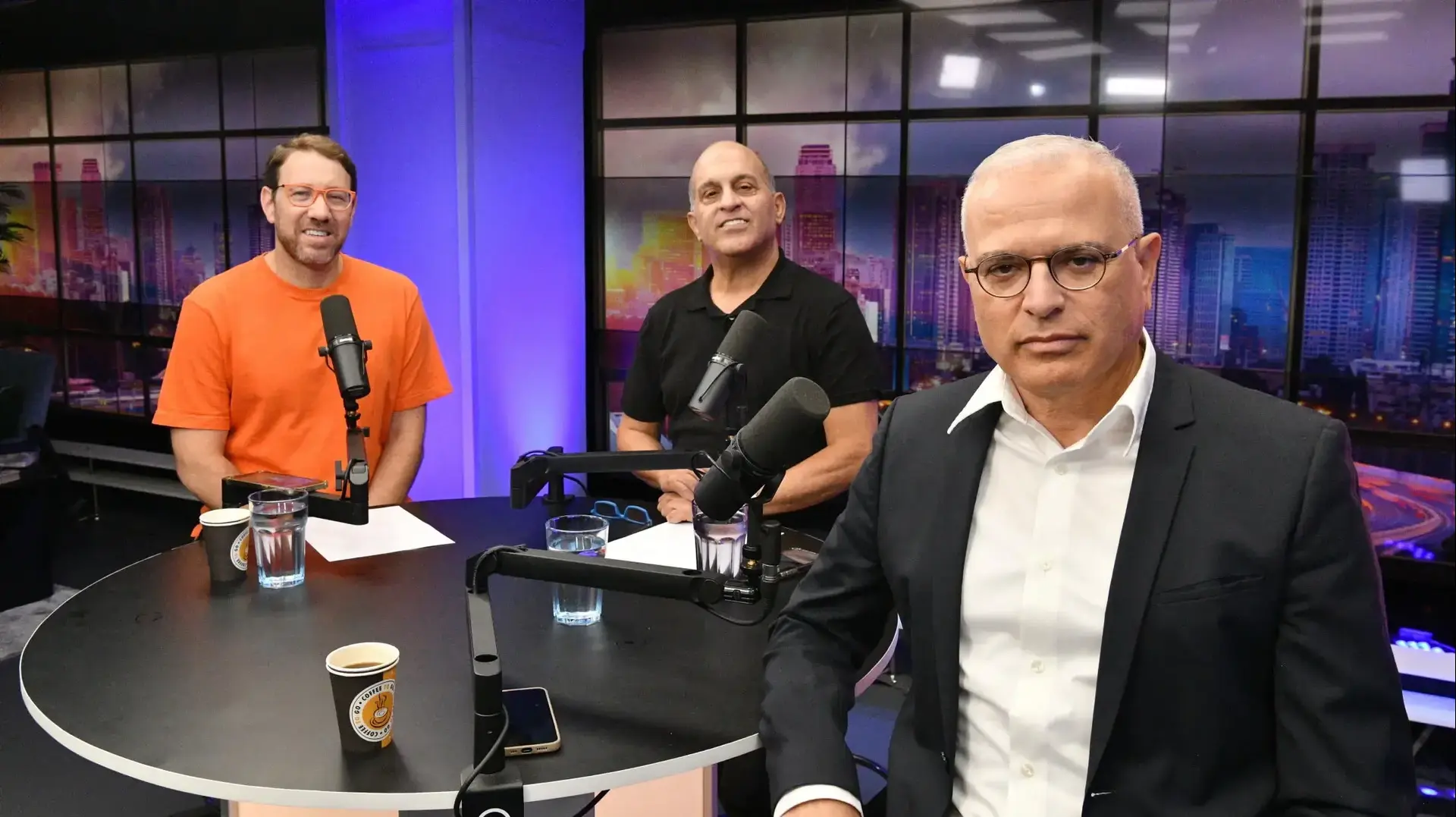 רפי בן שטרית עם ברק סרי ויהודה שלזינגר רפי בן שטרית עם ברק סרי ויהודה שלזינגר