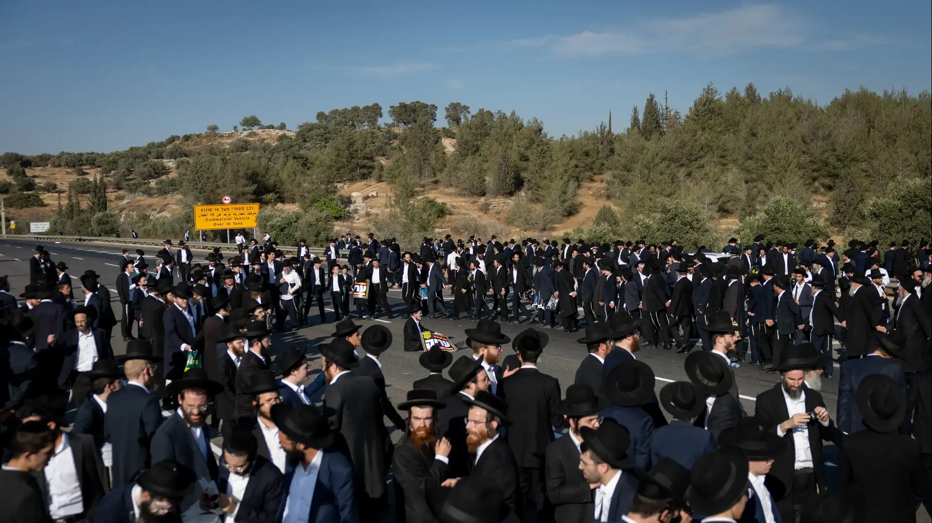 הפגנת חרדים הפגנת חרדים