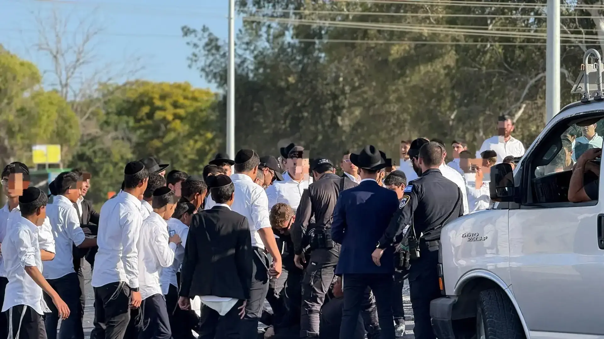 הפגנת חרדים. 11 ביוני 2026 הפגנת חרדים. 11 ביוני 2026