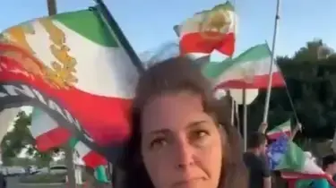 הפגנות מחוץ לאימון נבחרת איראן
