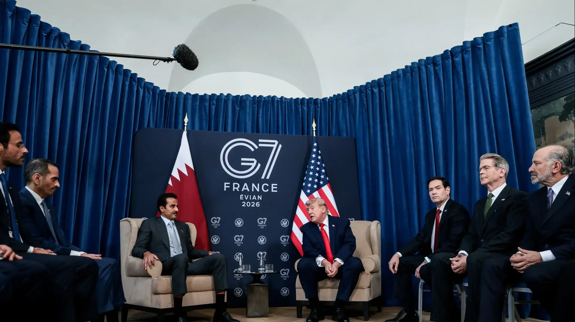 דונלד טראמפ נשיא ארה"ב בפגישת ה-G7
16 ביוני 2026