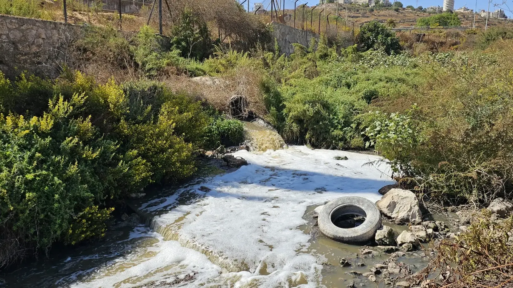פרויקט להפסקת הזרמת שפכי העיר אל בירה לנחל פרת