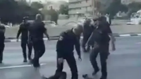 הפגנה בלתי חוקית  בכביש 4 סמוך לבני ברק. 17 ביוני 2026