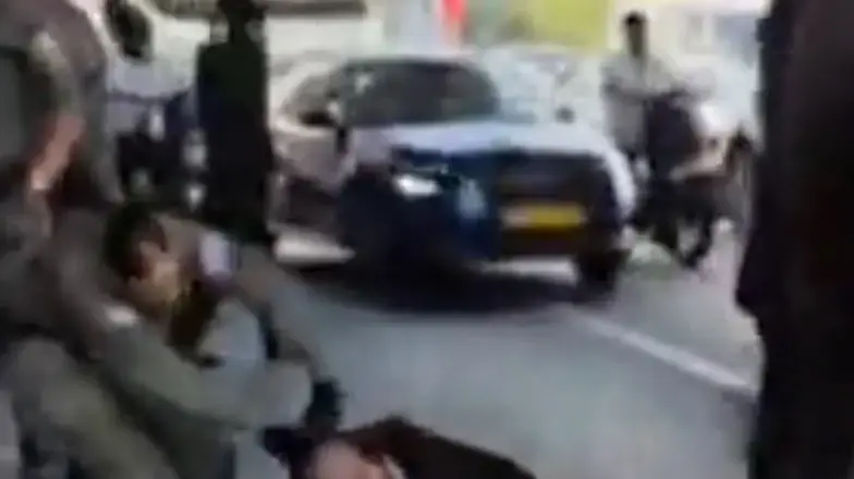הפגנה בלתי חוקית בכביש 4 סמוך לבני ברק. 17 ביוני 2026 הפגנה בלתי חוקית בכביש 4 סמוך לבני ברק. 17 ביוני 2026