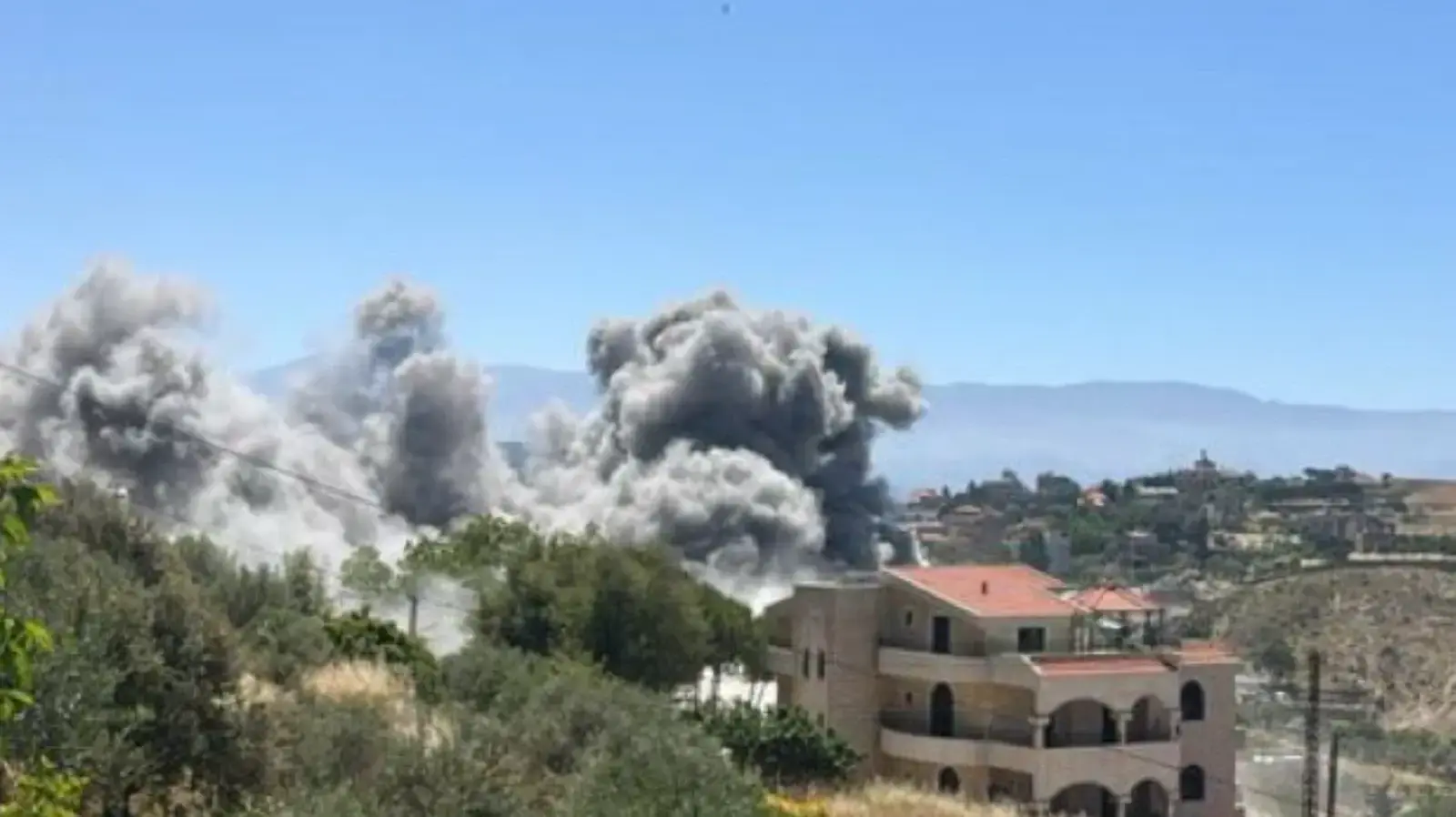 תקיפה בעיירה ריחאן בדרום לבנון