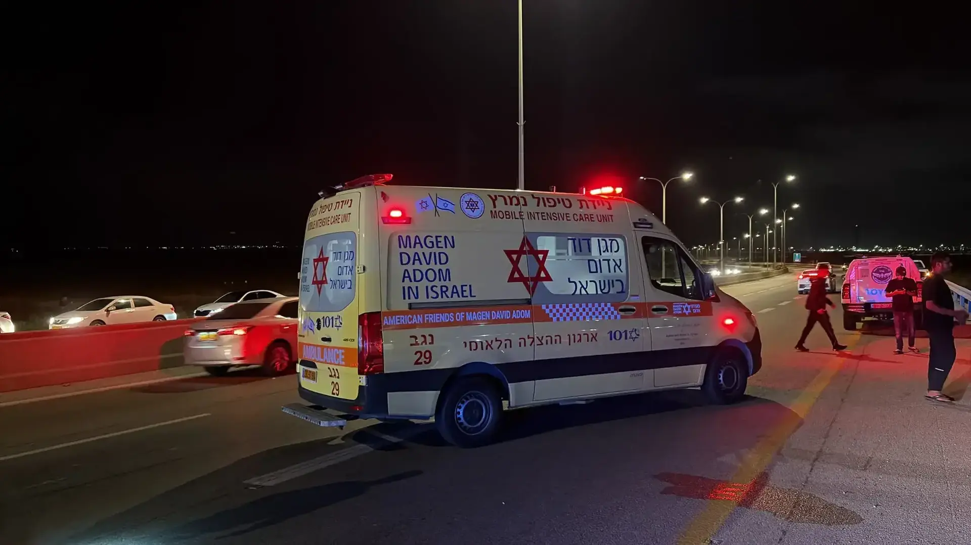 זירת התאונה בדרום