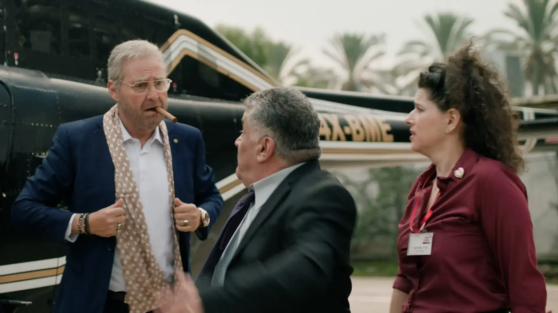 צביקה הדר, יגאל עדיקא ונועה קולר מתוך הסרט "קופה ראשית" צביקה הדר, יגאל עדיקא ונועה קולר מתוך הסרט "קופה ראשית"