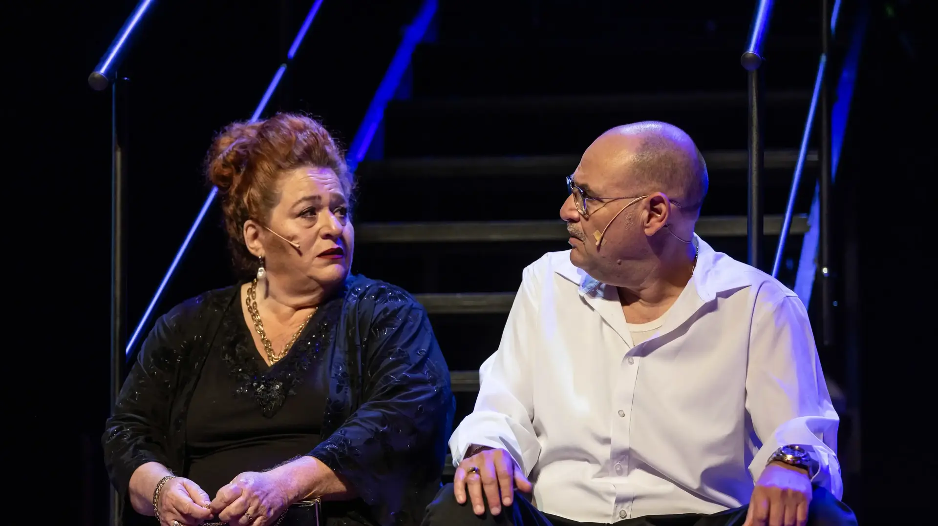 צביקה הדר ואסתי זקהיים בהצגה "חתונה מאוחרת" של תיאטרון הבימה ותיאטרון באר שבע צביקה הדר ואסתי זקהיים בהצגה "חתונה מאוחרת" של תיאטרון הבימה ותיאטרון באר שבע
