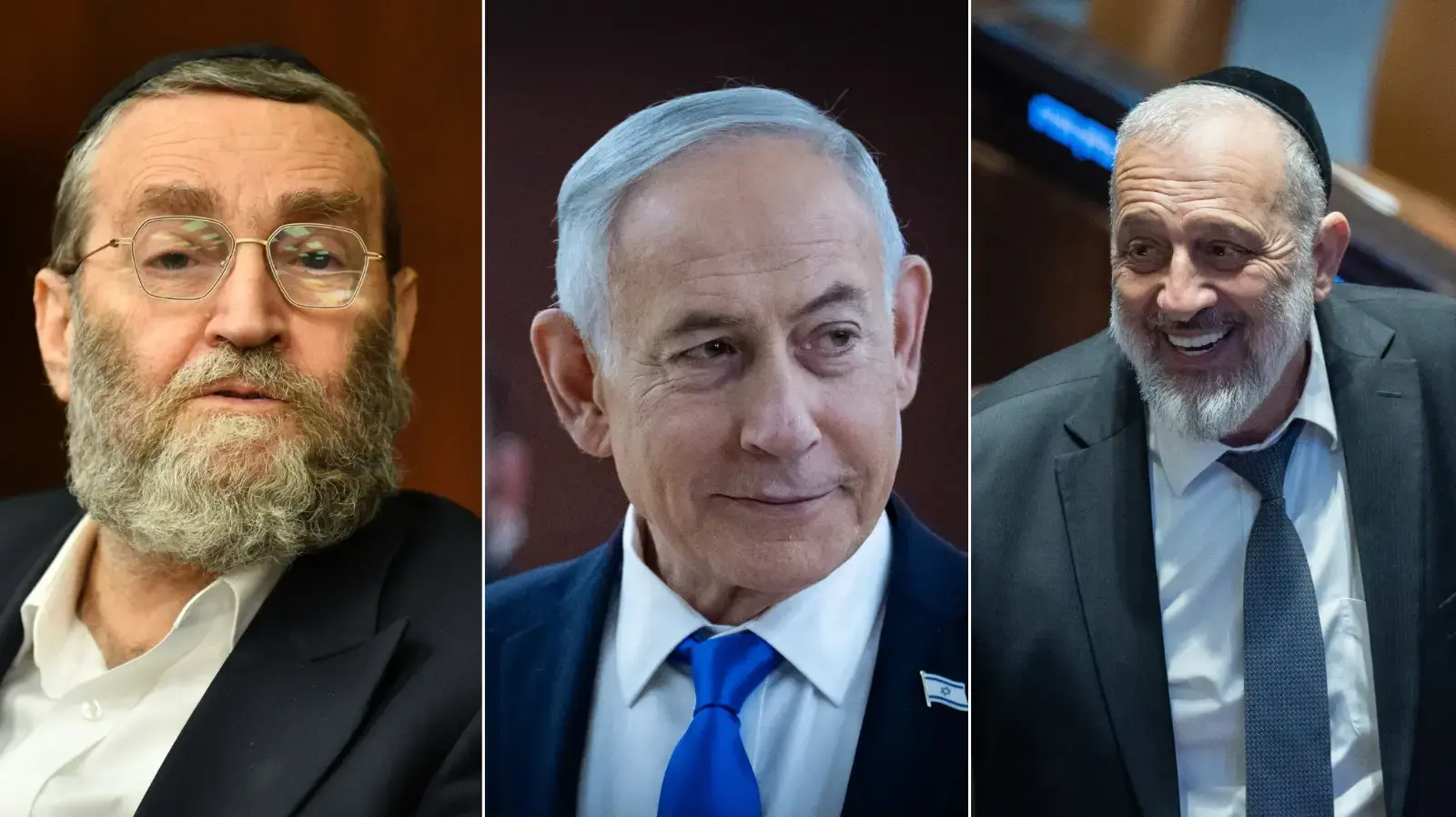נתניהו, גפני, דרעי נתניהו, גפני, דרעי