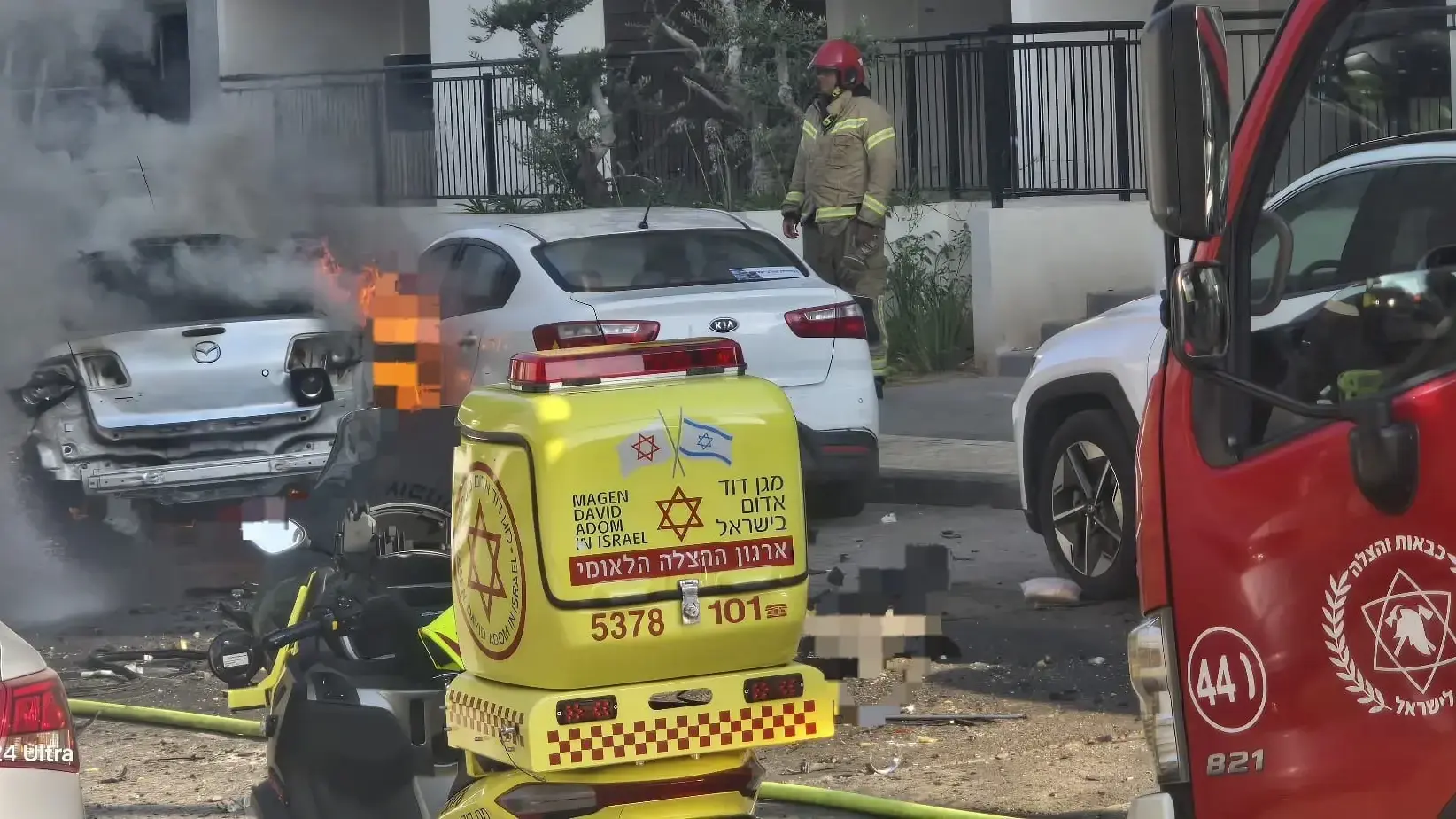נקבע מותו של כבן 38 בפיצוץ רכב ביפו נקבע מותו של כבן 38 בפיצוץ רכב ביפו