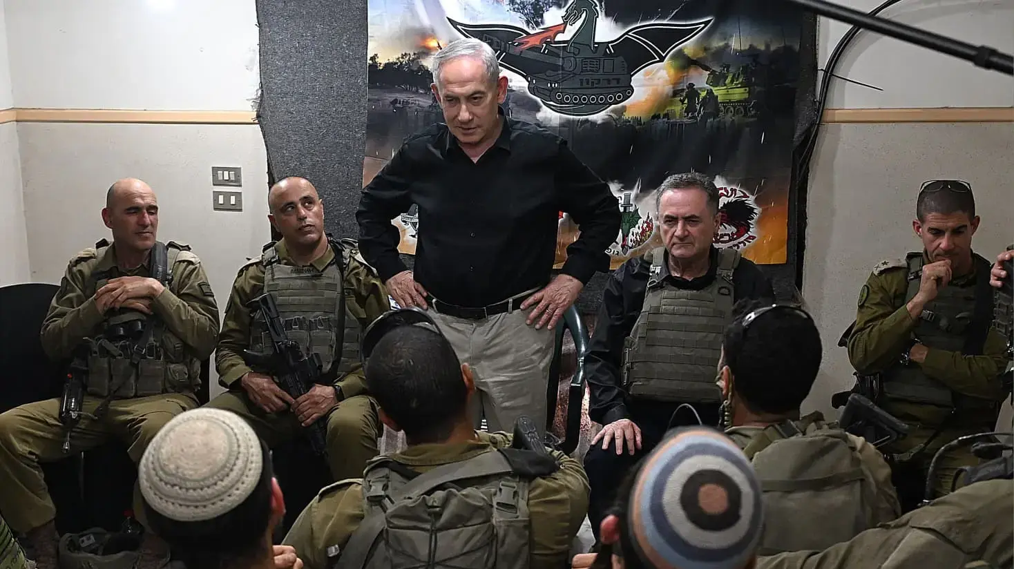 ראש הממשלה בנימין נתניהו ושר הביטחון ישראל כץ בביקור בדרום לבנון. 30 ביוני 2026 ראש הממשלה בנימין נתניהו ושר הביטחון ישראל כץ בביקור בדרום לבנון. 30 ביוני 2026