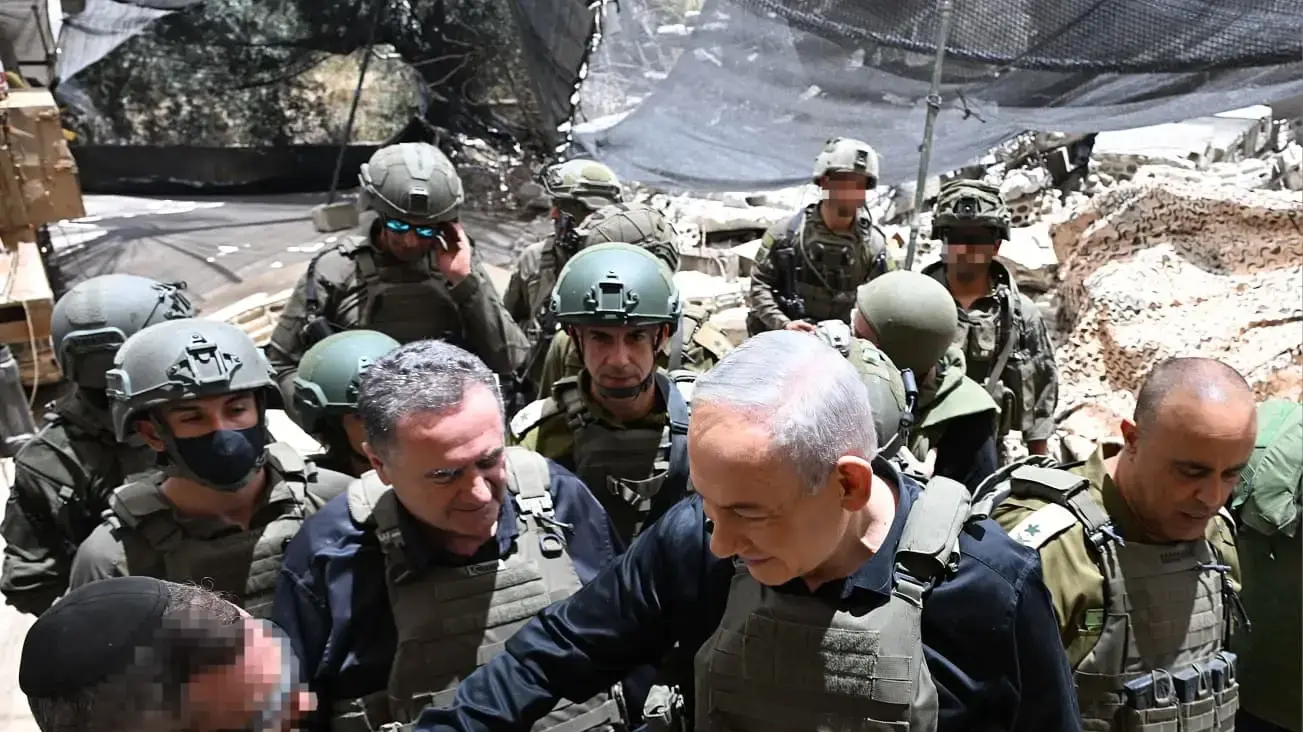 ראש הממשלה בנימין נתניהו ושר הביטחון ישראל כץ בביקור בדרום לבנון. 30 ביוני 2026 ראש הממשלה בנימין נתניהו ושר הביטחון ישראל כץ בביקור בדרום לבנון. 30 ביוני 2026