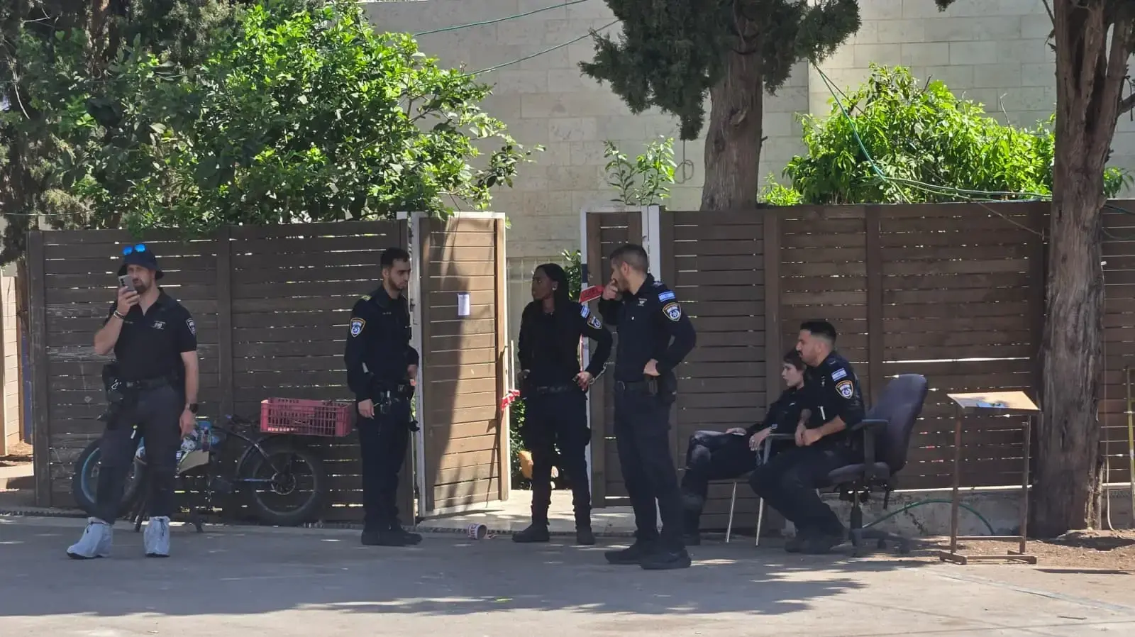 זירת רצח הרב עמוס גואטה, נתניה, 1 ביולי 2026 זירת רצח הרב עמוס גואטה, נתניה, 1 ביולי 2026