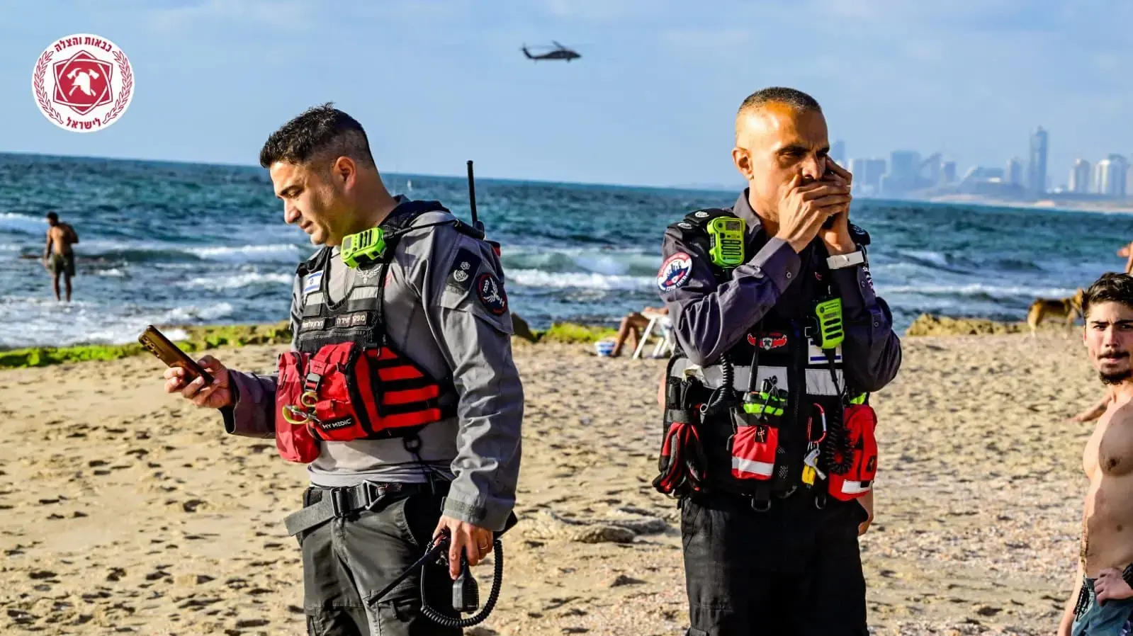 חיפושים אחר נער שנסחף בחוף לא מוכרז סמוך לפלמחים, 1 ביולי 2026 חיפושים אחר נער שנסחף בחוף לא מוכרז סמוך לפלמחים, 1 ביולי 2026