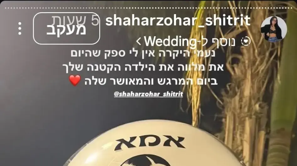 חתונתם של שקד מגירא ושחר שטרית חתונתם של שקד מגירא ושחר שטרית