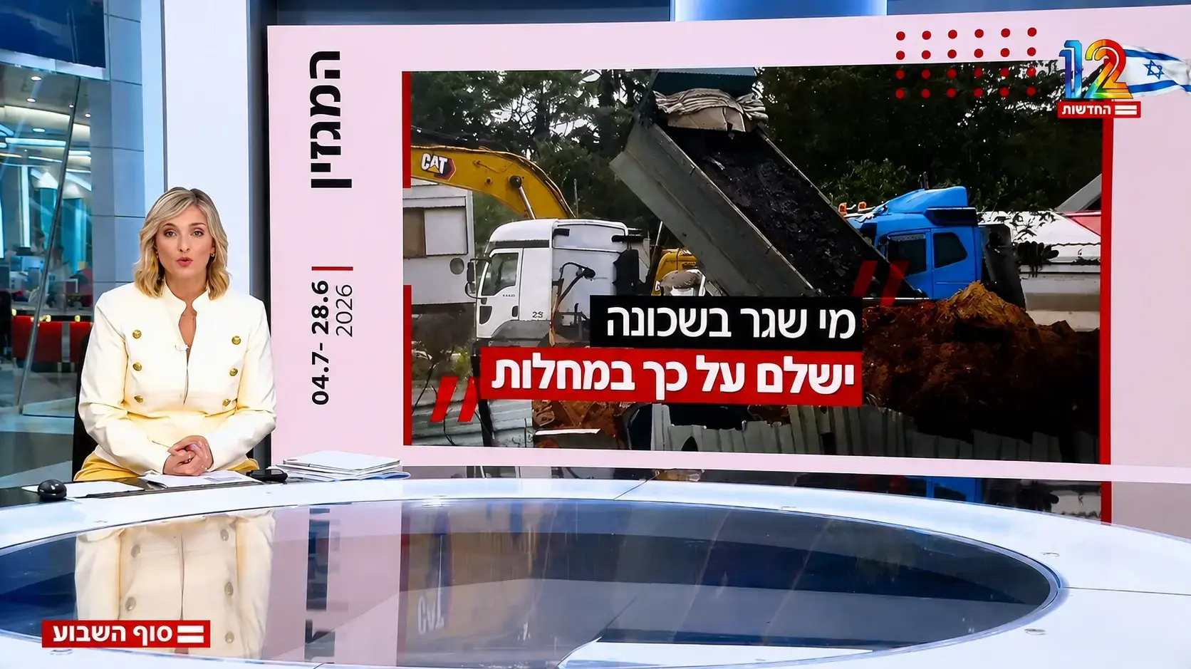 תחקיר קבלן הביוב, חדשות סוף השבוע עם דנה ויס תחקיר קבלן הביוב, חדשות סוף השבוע עם דנה ויס