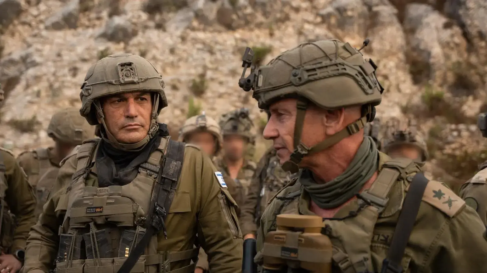 סיור הרמטכ״ל, אייל זמיר, ברכס הבופור, דרום לבנון, 5 ביולי 2026 סיור הרמטכ״ל, אייל זמיר, ברכס הבופור, דרום לבנון, 5 ביולי 2026