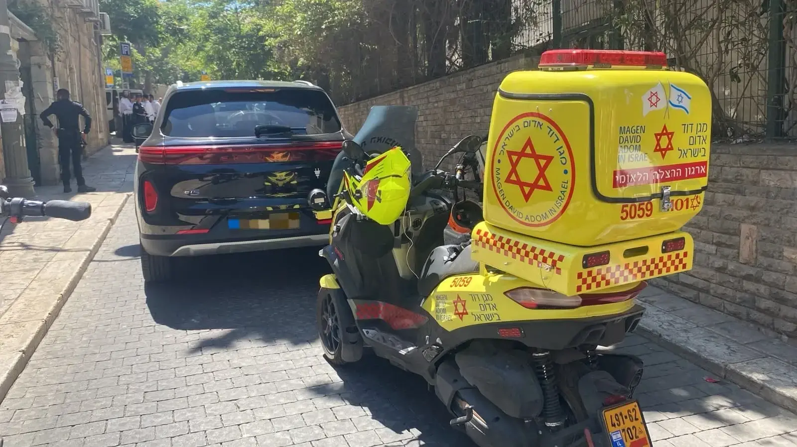 ילדה הולכת רגל נפגעה מרכב ברחוב הרב שמואל סלנט בירושלים, 15 ביולי 2026 ילדה הולכת רגל נפגעה מרכב ברחוב הרב שמואל סלנט בירושלים, 15 ביולי 2026