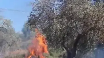 מספר בתים עולים באש בחוות גלעד, תושבים פונו מהמקום מספר בתים עולים באש בחוות גלעד, תושבים פונו מהמקום