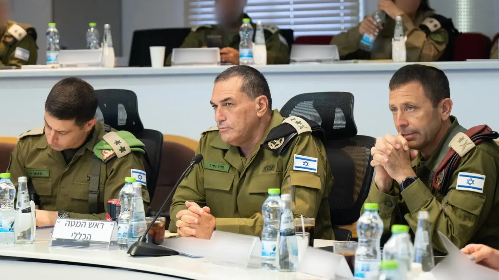 הערכת מצב באוגדת יהודה ושומרון, רמטכ"ל אייל זמיר, 19 ביולי 2026 הערכת מצב באוגדת יהודה ושומרון, רמטכ"ל אייל זמיר, 19 ביולי 2026