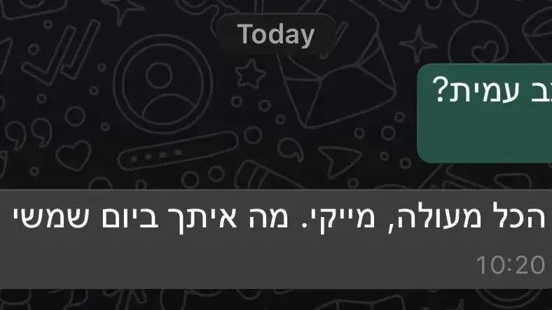 שיחת ווטסאפ שיחת ווטסאפ