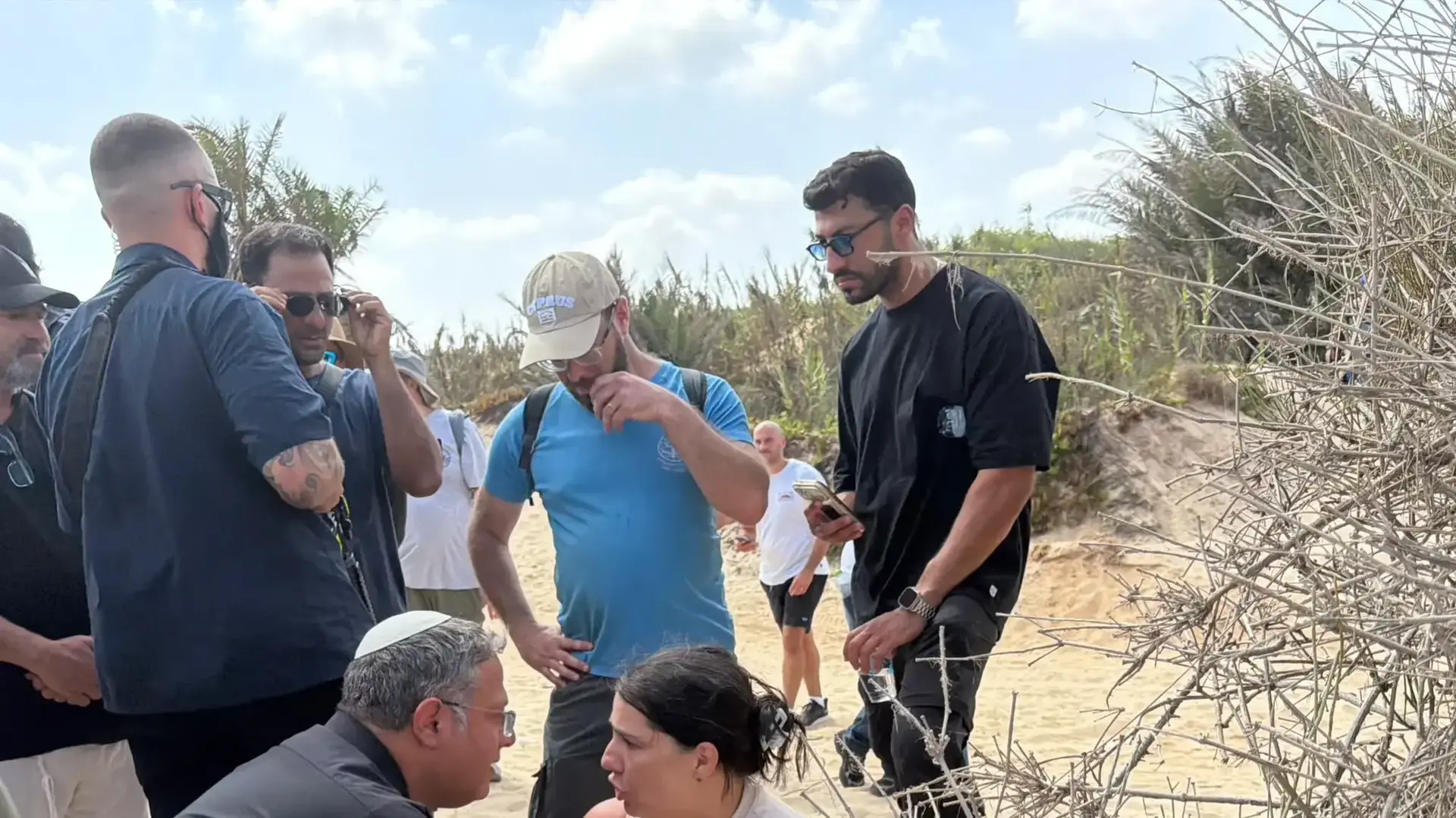 השר לביטחון לאומי איתמר בן גביר עם דינה כוגן השר לביטחון לאומי איתמר בן גביר עם דינה כוגן