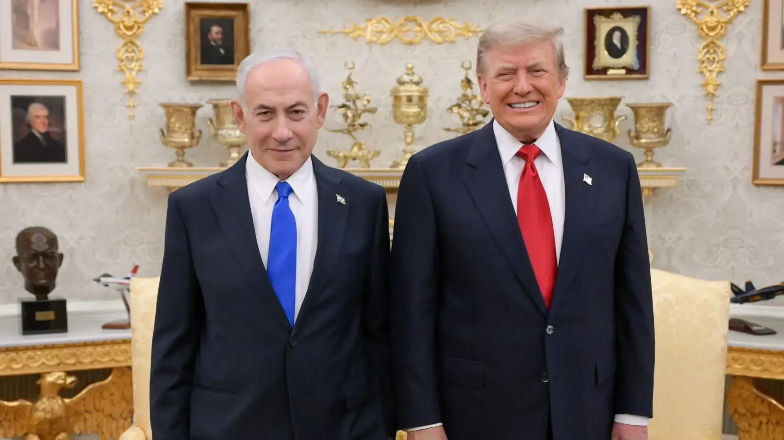 ראש הממשלה בנימין נתניהו בפגישה עם נשיא ארה״ב דונלד טראמפ, הבית הלבן, וושינגטון, 28 ביולי 2026 ראש הממשלה בנימין נתניהו בפגישה עם נשיא ארה״ב דונלד טראמפ, הבית הלבן, וושינגטון, 28 ביולי 2026