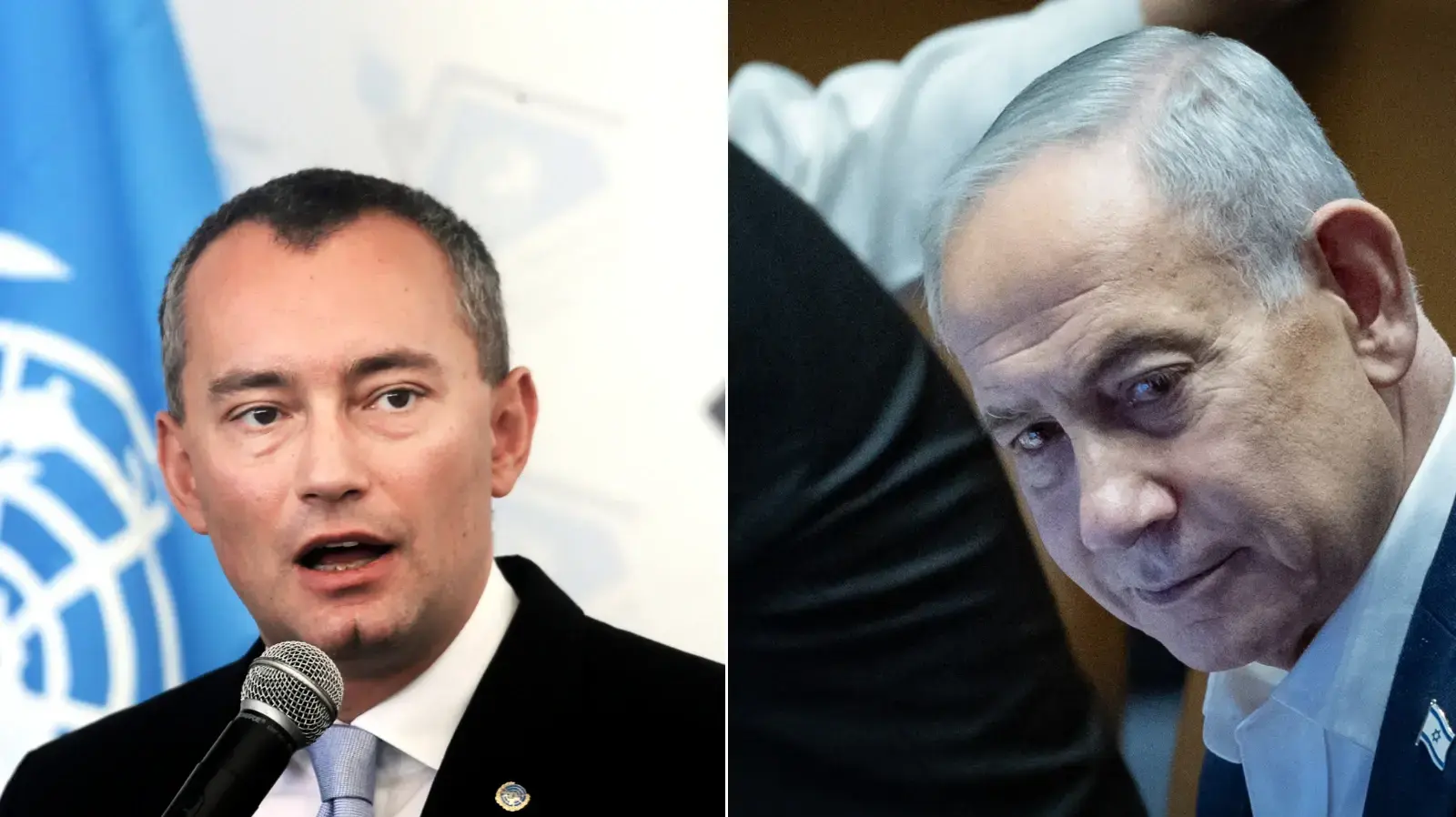ראש הממשלה בנימין נתניהו ומנכ"ל מועצת השלום, ניקולאי מלאדנוב ראש הממשלה בנימין נתניהו ומנכ"ל מועצת השלום, ניקולאי מלאדנוב