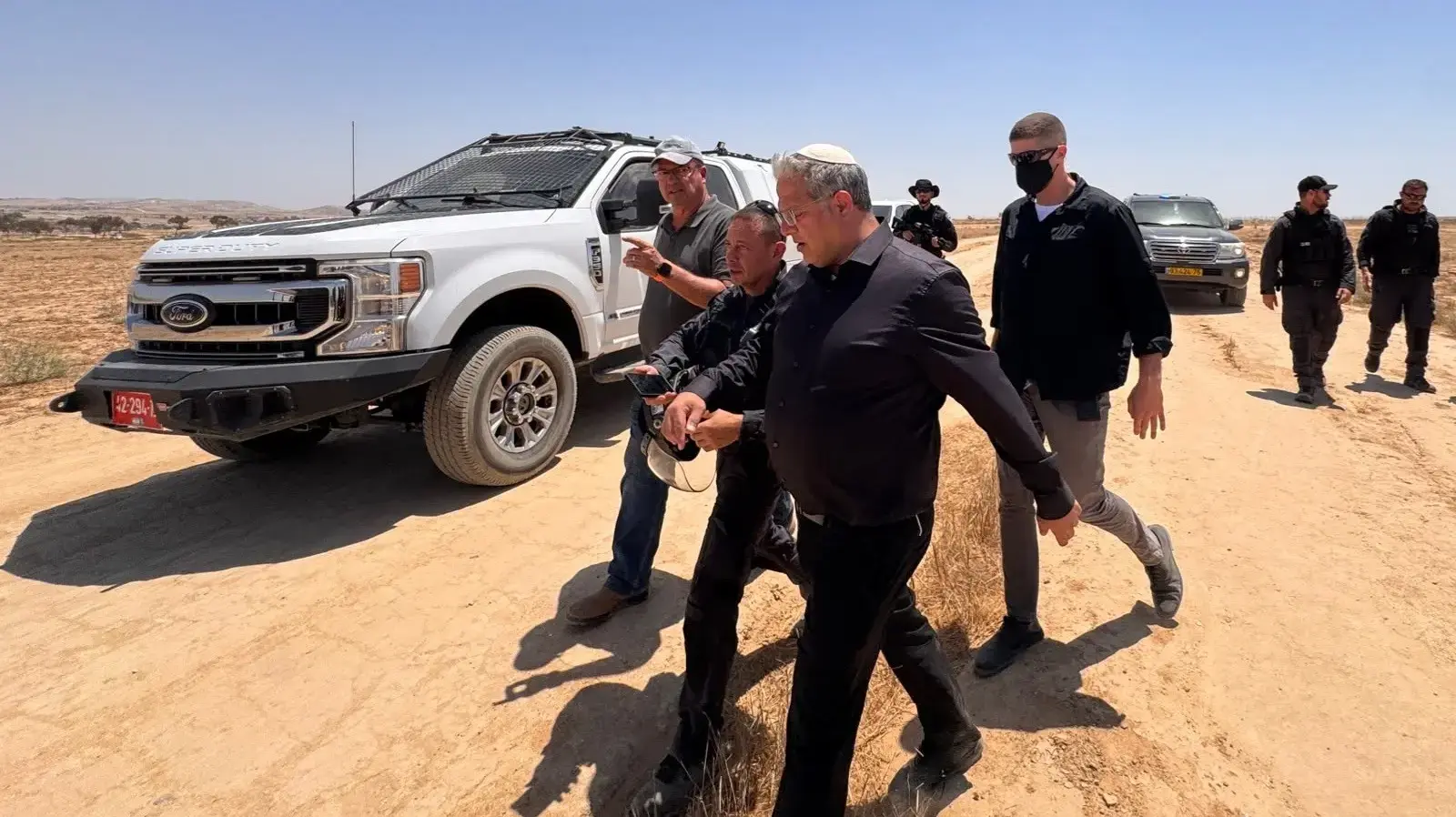 בן גביר בסיור בוואדי ענים