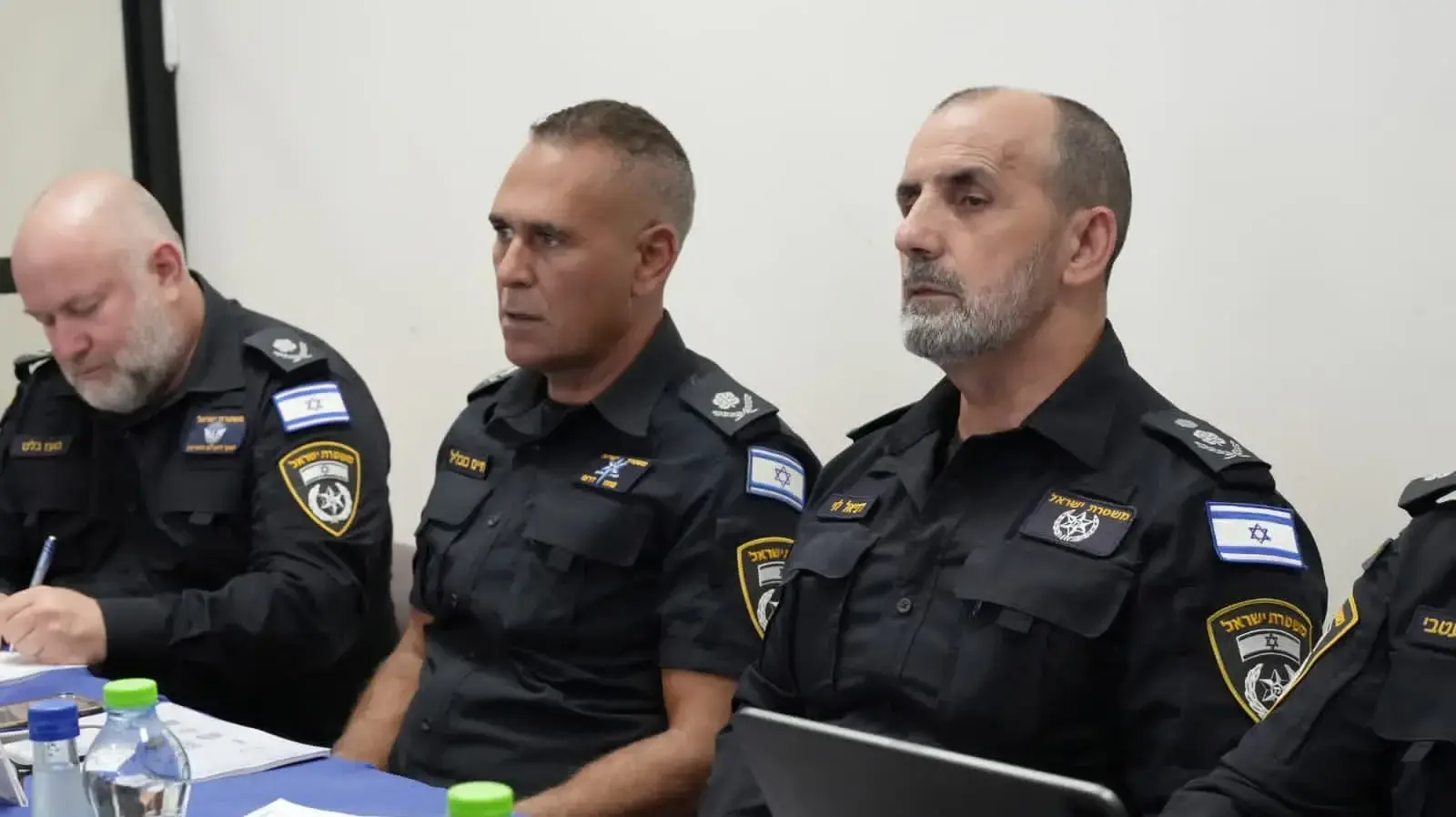 מפכ"ל המשטרה דני לוי, מפקד מחוז דרום חיים בובליל מפכ"ל המשטרה דני לוי, מפקד מחוז דרום חיים בובליל