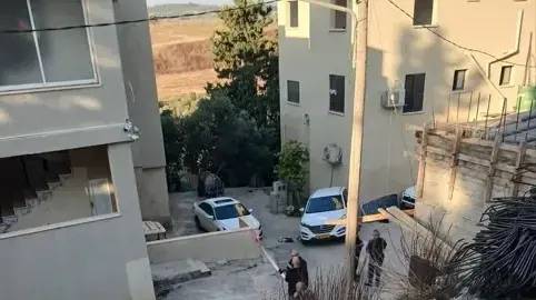 זירת רצח הישאם חוג'יראת, שפרעם, 12 באוגוסט 2026 זירת רצח הישאם חוג'יראת, שפרעם, 12 באוגוסט 2026