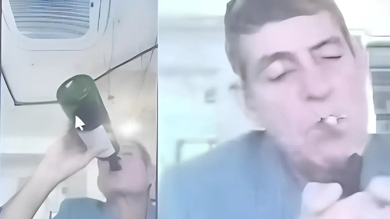 השופט שתה יין מהבקבוק והדליק סיגריה עם מבער באמצע דיון