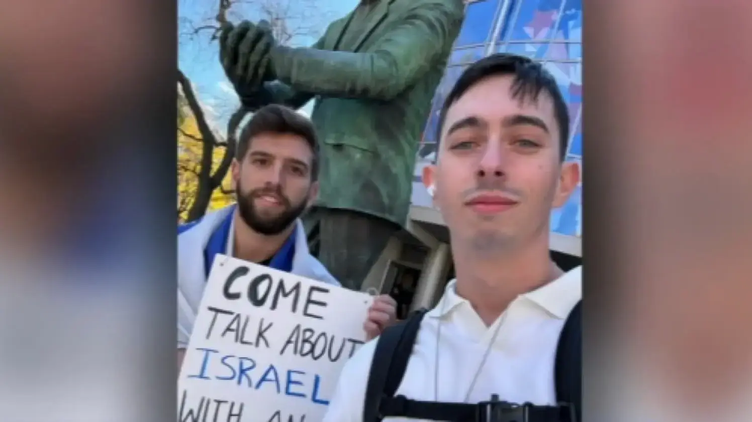 קרא לעצור את האנטישמיות והותקף על ידי פרו פלסטיני קרא לעצור את האנטישמיות והותקף על ידי פרו פלסטיני