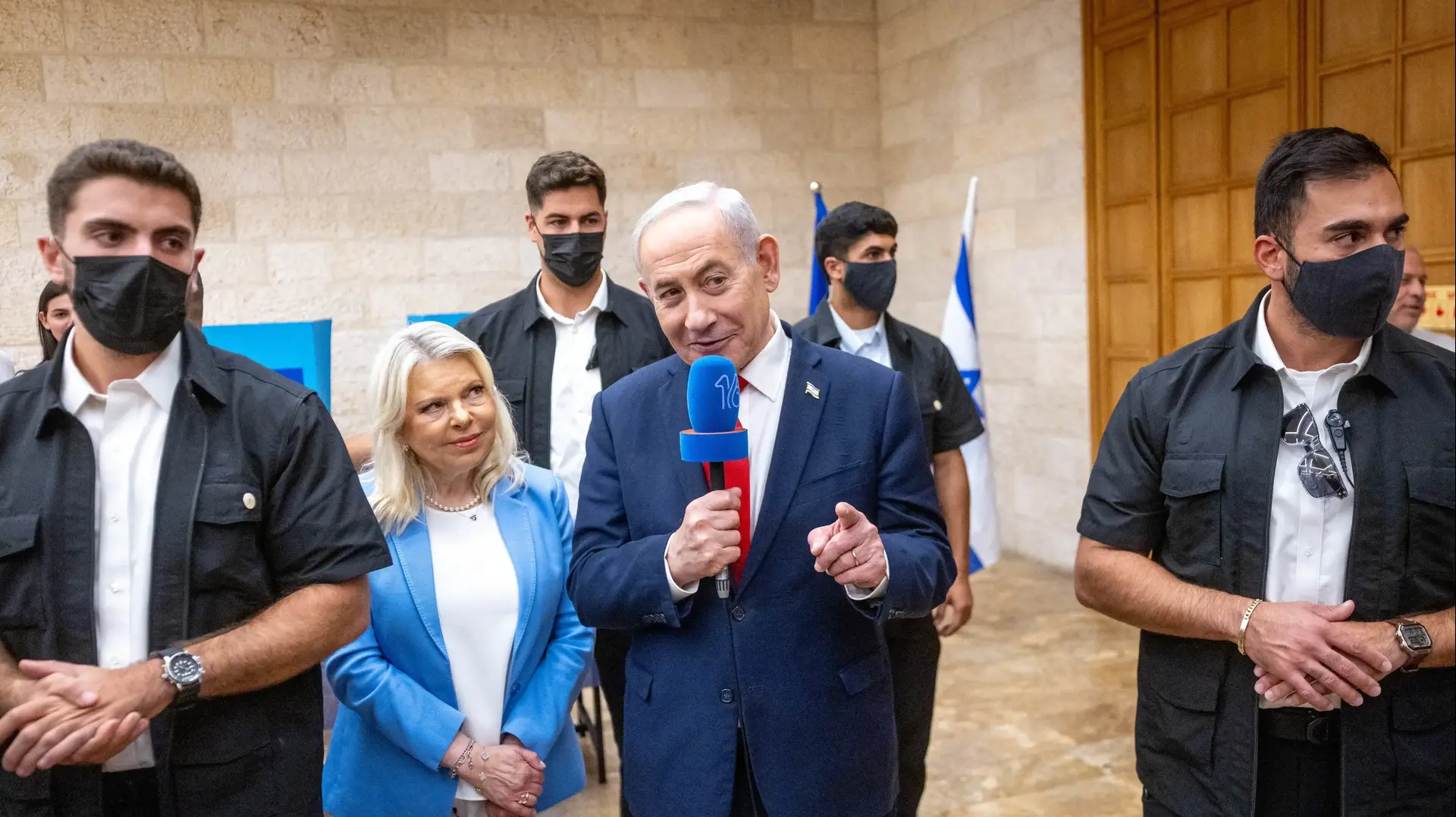 בנימין ושרה נתניהו בהצבעות הפריימריז של הליכוד, 17 באוגוסט 2026