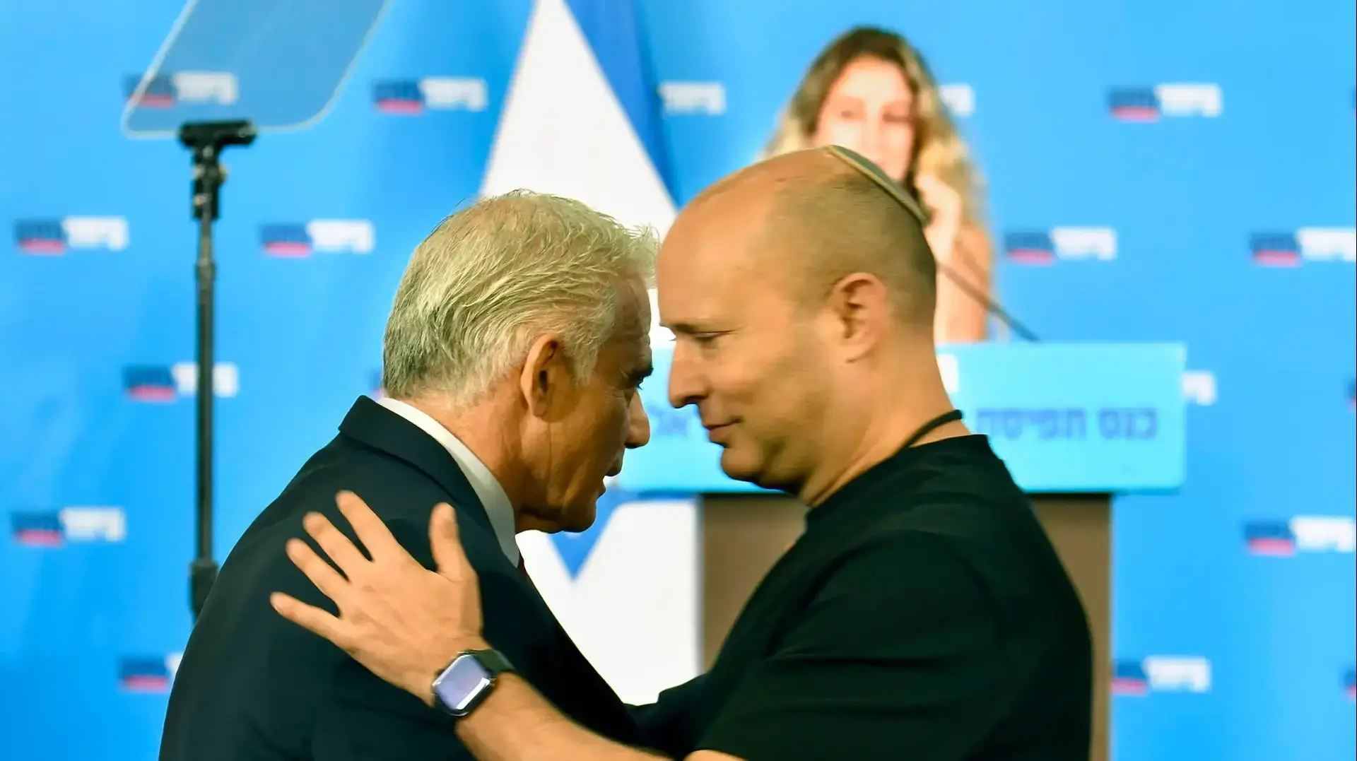 נפתלי בנט, יאיר לפיד, כנס תפיסת הביטחון למדינת ישראל של מפלגת ״ביחד בראשות בנט״, 19 באוגוסט 2026 נפתלי בנט, יאיר לפיד, כנס תפיסת הביטחון למדינת ישראל של מפלגת ״ביחד בראשות בנט״, 19 באוגוסט 2026