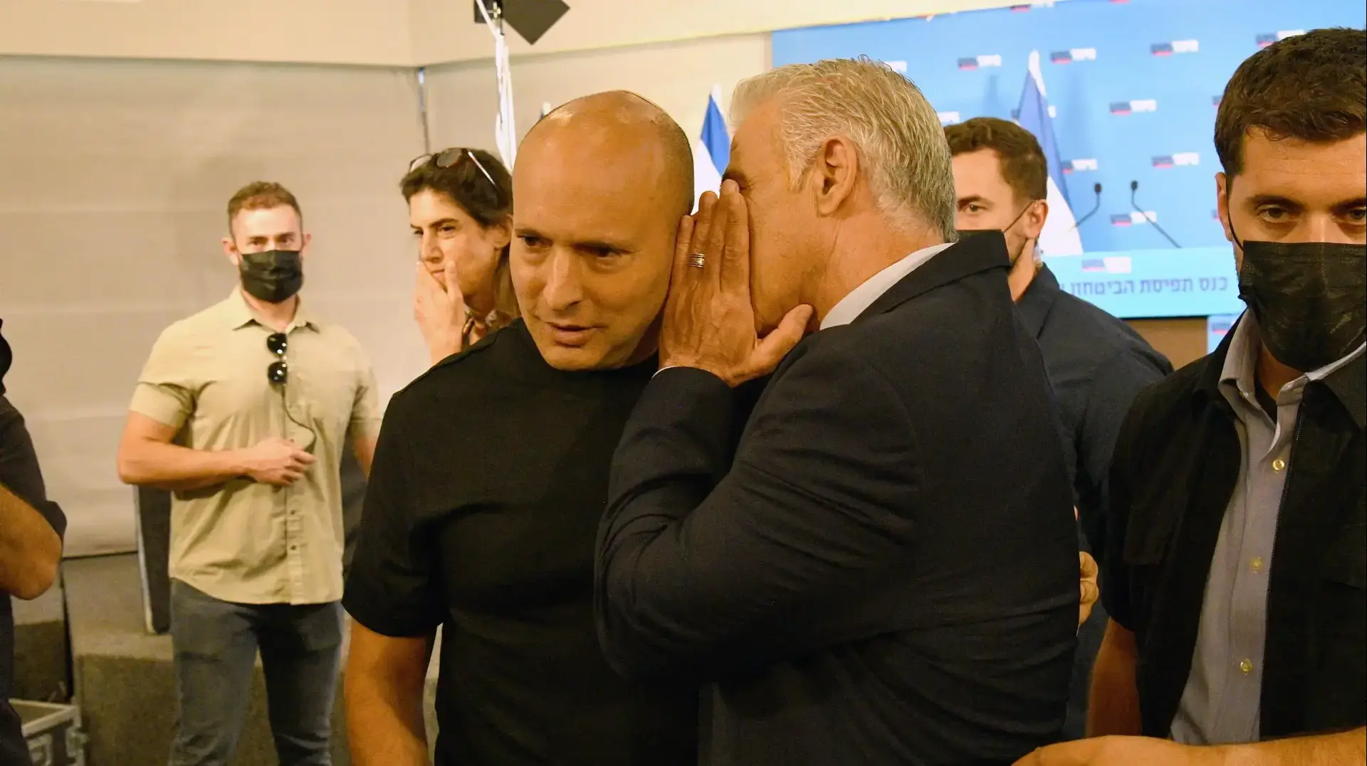 נפתלי בנט, יאיר לפיד, כנס תפיסת הביטחון למדינת ישראל של מפלגת ״ביחד בראשות בנט״, 19 באוגוסט 2026 נפתלי בנט, יאיר לפיד, כנס תפיסת הביטחון למדינת ישראל של מפלגת ״ביחד בראשות בנט״, 19 באוגוסט 2026