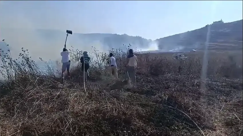 אזרחים יהודים מכבים חשד להצתה בין הישובים אחיה ואש קודש אזרחים יהודים מכבים חשד להצתה בין הישובים אחיה ואש קודש