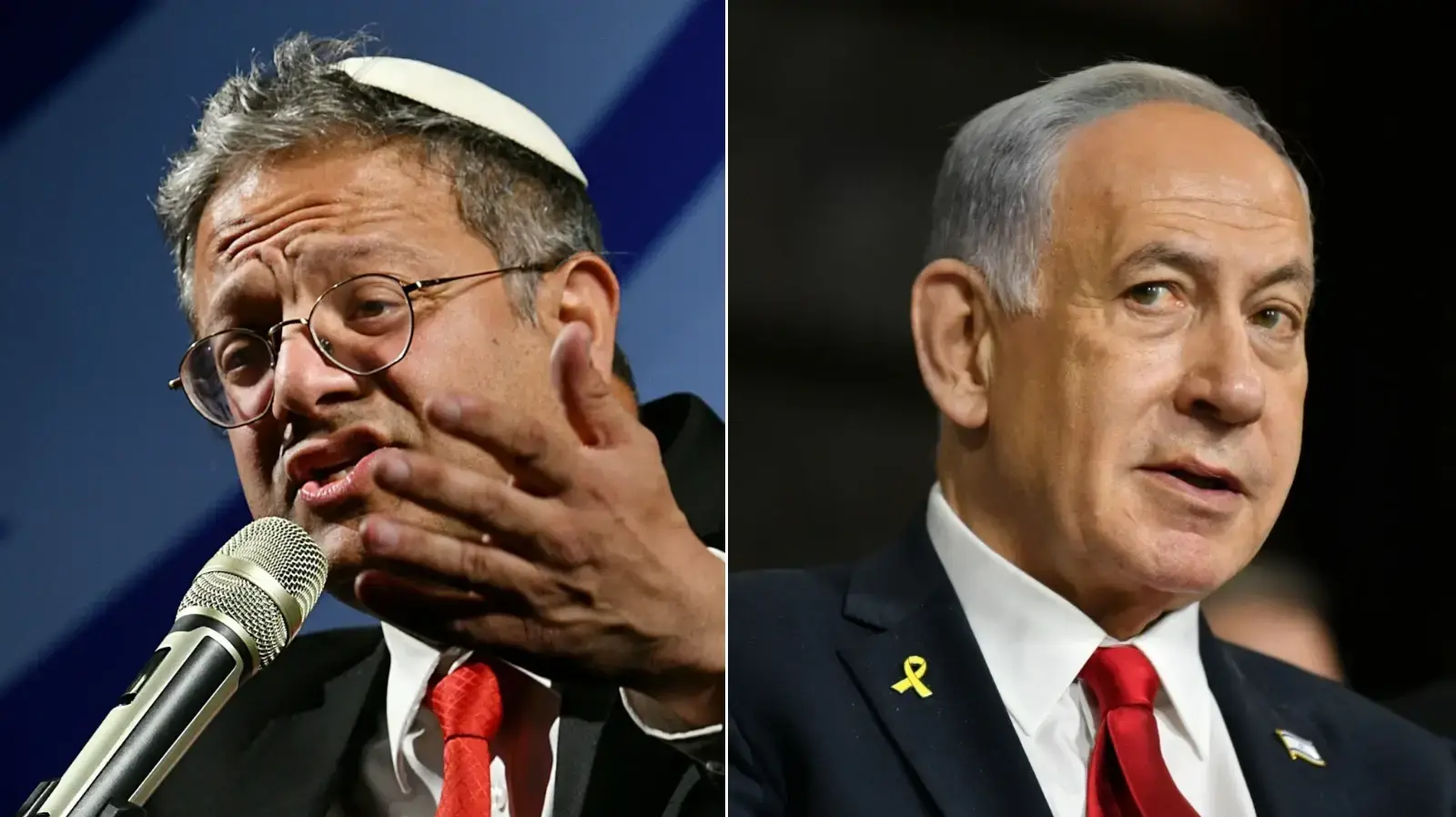 בנימין נתניהו ואיתמר בן גביר בנימין נתניהו ואיתמר בן גביר