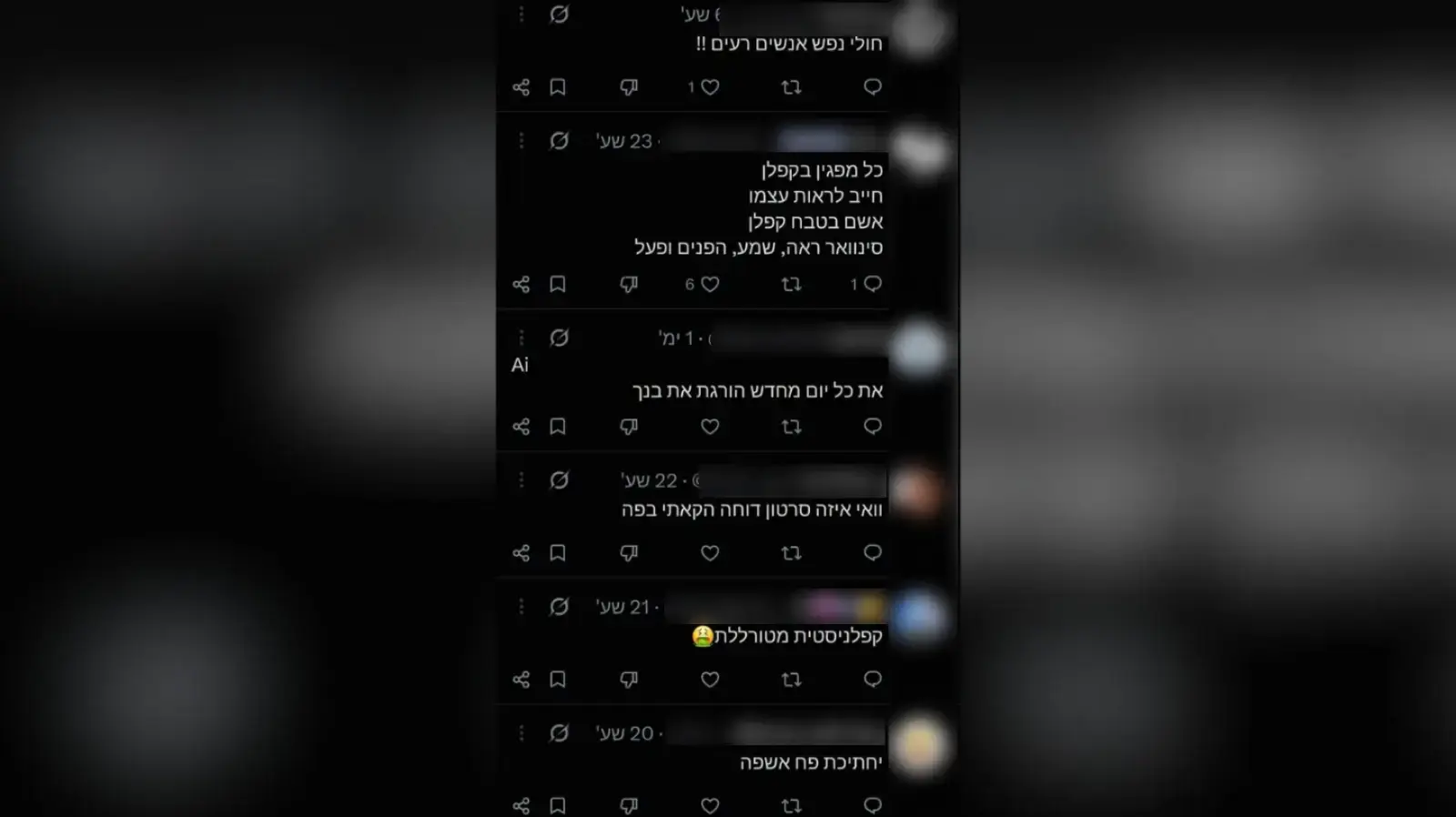 תגובות נגד מעיין שרמן, אימו של רון שרמן תגובות נגד מעיין שרמן, אימו של רון שרמן