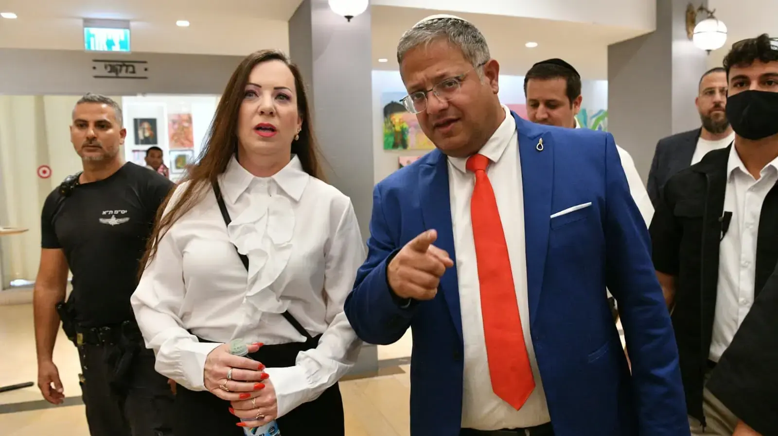 איתמר בן גביר, טלי גוטליב, הכרזה על הצטרפותה למפלגת עוצמה יהודית, 4 בספטמבר 2026 איתמר בן גביר, טלי גוטליב, הכרזה על הצטרפותה למפלגת עוצמה יהודית, 4 בספטמבר 2026