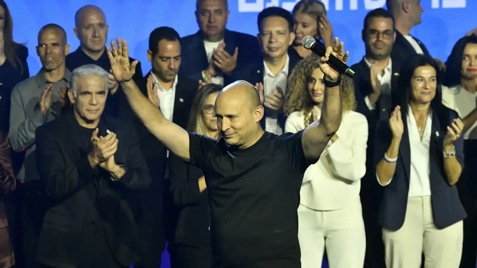 יאיר לפיד ונפתלי בנט, כנס השקת רשימת ביחד לכנסת, 6 בספטמבר 2026 יאיר לפיד ונפתלי בנט, כנס השקת רשימת ביחד לכנסת, 6 בספטמבר 2026